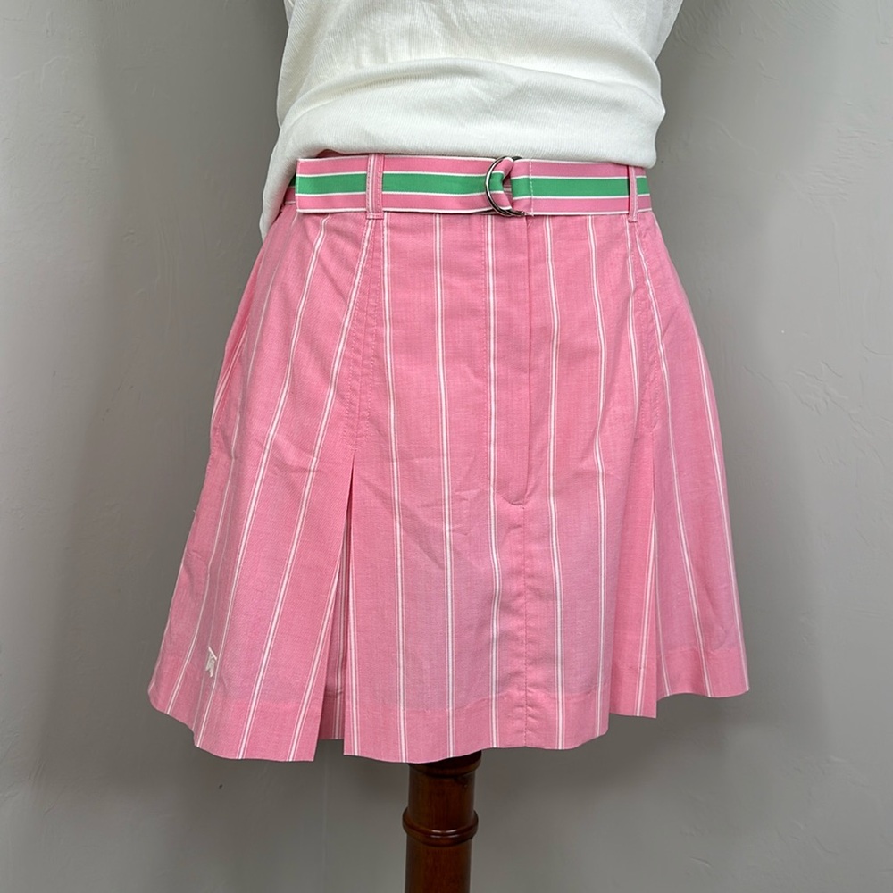 Vintage Tail Pink Stripe Tennis Skirt